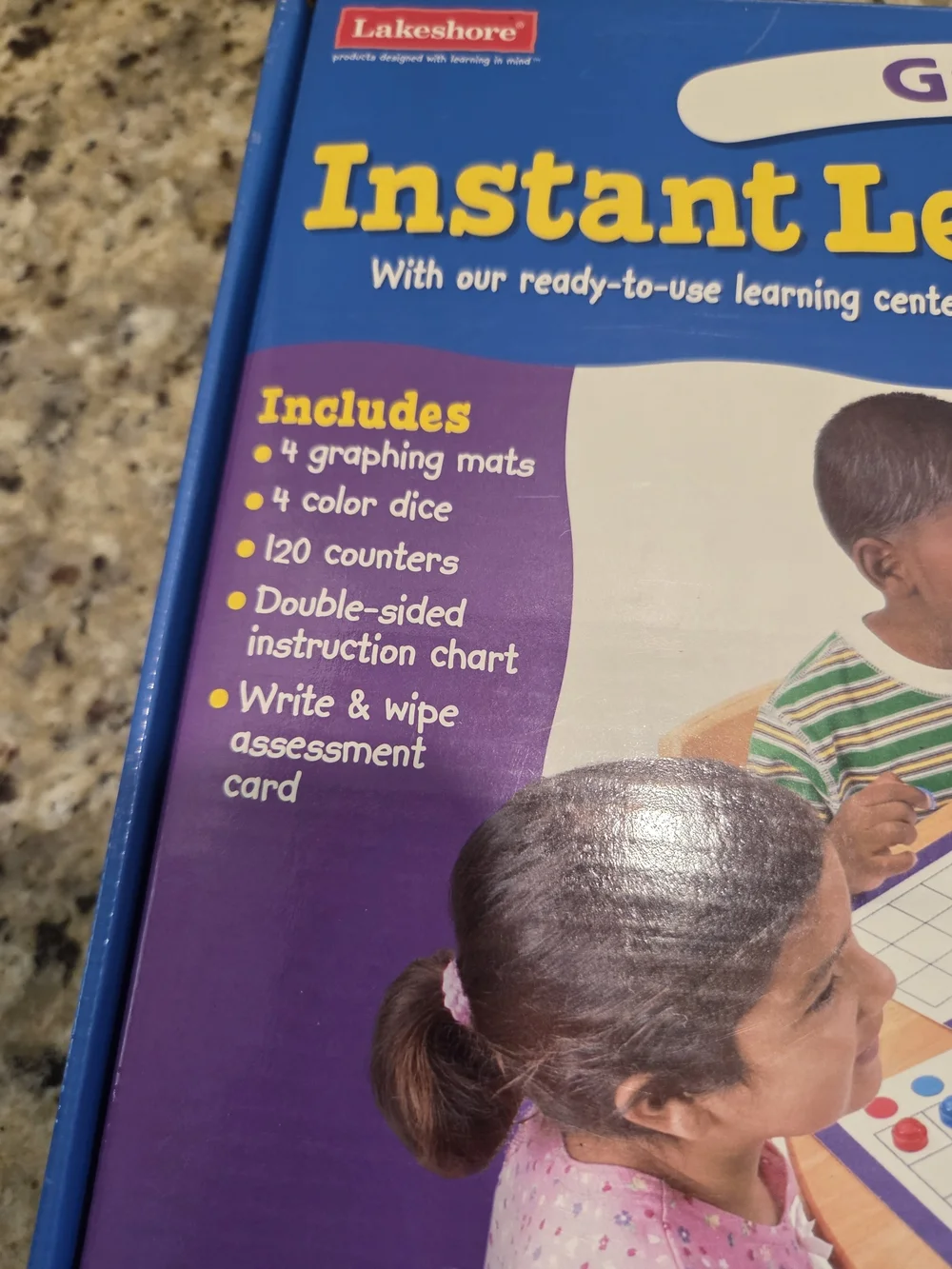 Lakeshore Learning Instant Learning Center Graphing Math TT954 Homeschool Age 4+
